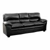 Wholesale 🎉 Domain Industries Inc. Lexicon Talon Faux Leather Sofa In Black ⭐