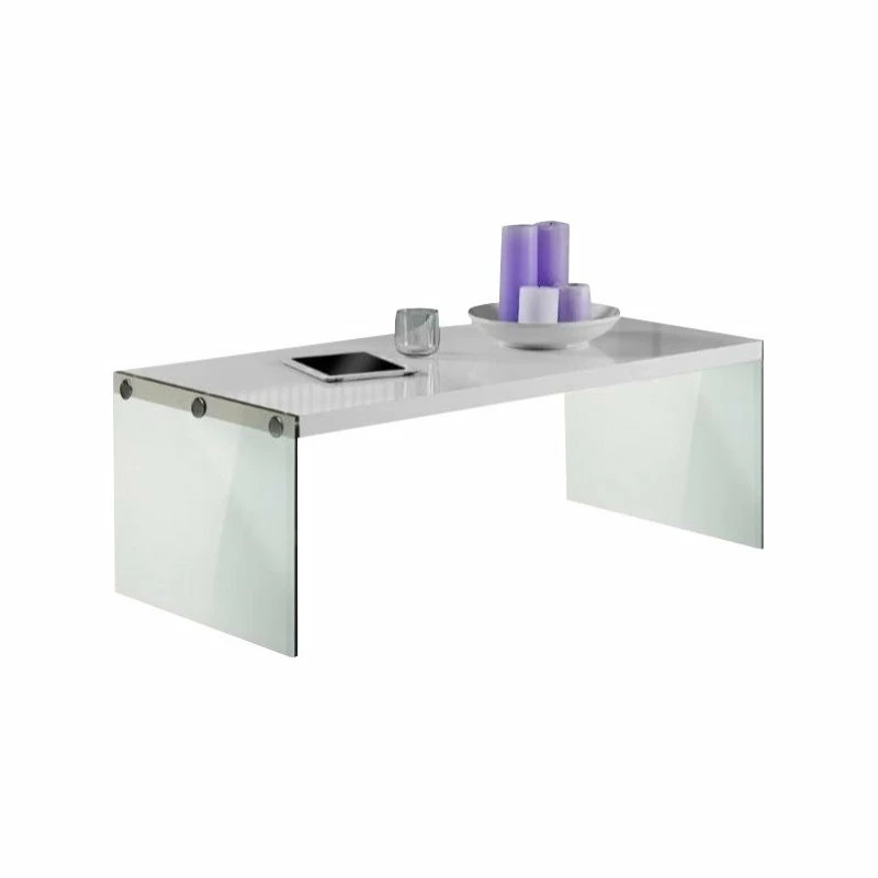 Best reviews of ๐ Monarch Hollow-Core Cocktail Table In Glossy White ๐คฉ - Image 2