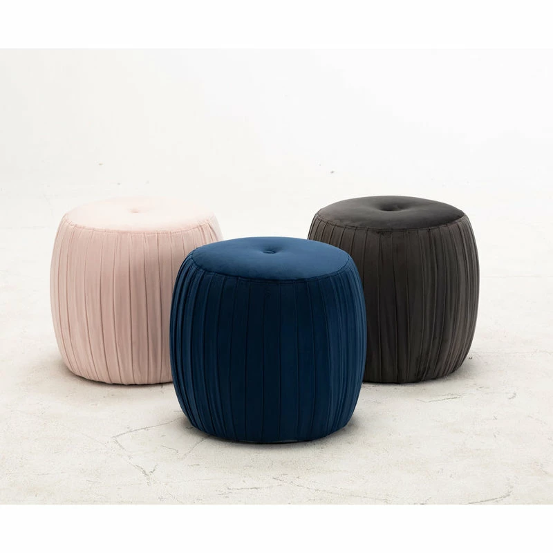 Best Pirce ๐ TOV Furniture Sommer Ottoman, Navy โ - Image 4