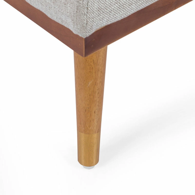 Promo ๐ GDFStudio Haddie Fabric Chaise Sectional, Beige And Dark Walnut ๐ - Image 4