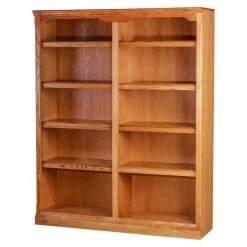 Promo 💯 Forest Designs Furniture Traditional Oak Bookcase, Golden Oak, 84h 🔔