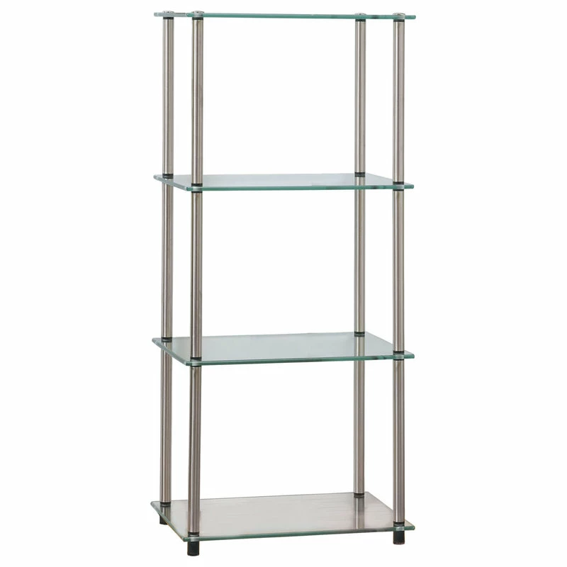 Flash Sale ๐ฏ Convenience Concepts Designs2Go Classic Glass 4 Tier Tower R2-150 ๐งจ - Image 3