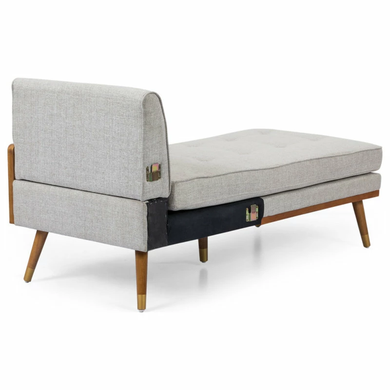 Promo ๐ GDFStudio Haddie Fabric Chaise Sectional, Beige And Dark Walnut ๐ - Image 10