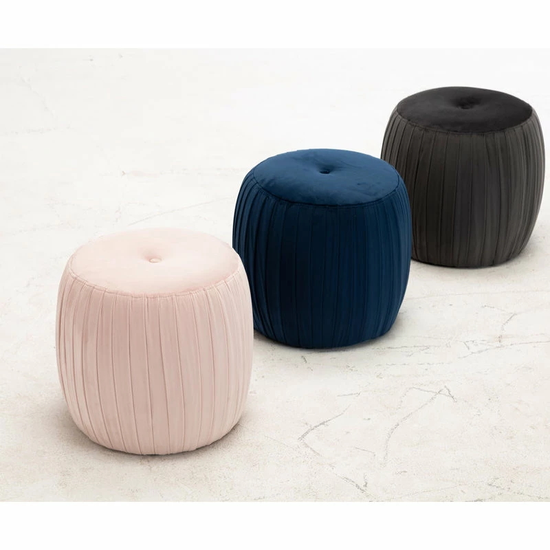 Best Pirce ๐ TOV Furniture Sommer Ottoman, Navy โ - Image 5