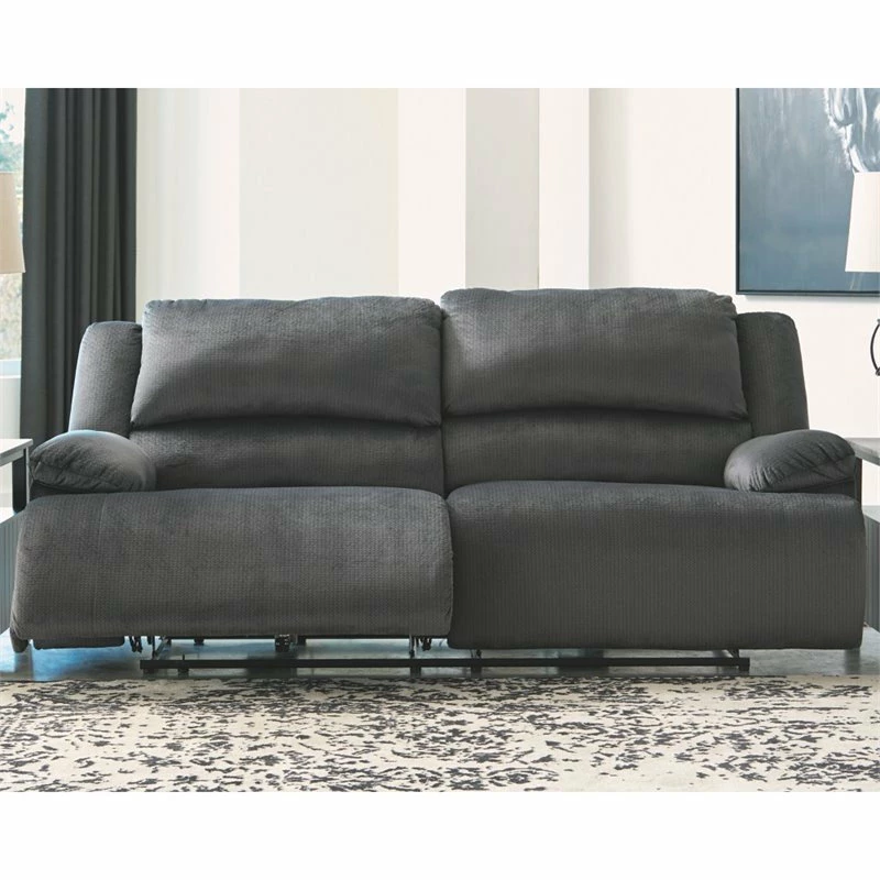 Wholesale ๐ Ashley Furniture Industries Signature Design By Ashley Clonmel 2 Seat Power Reclining Sofa In Charcoal ๐ฏ - Image 2