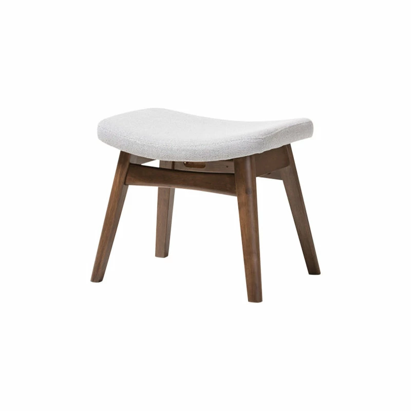 Cheap ๐ Baxton Studio Vera Light Gray Fabric Upholstered Ottoman โญ