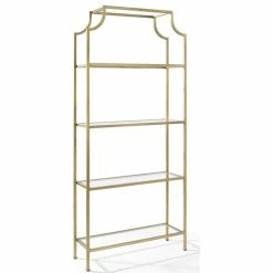 Promo 🎁 Crosley Aimee Glass Etagere 🔥