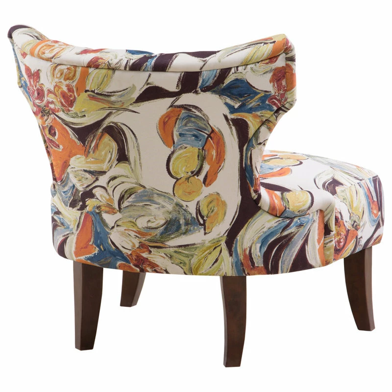 Cheapest ๐ Olliix Madison Park Erika Hourglass Tufted Armless Chair, Multi ๐คฉ - Image 4