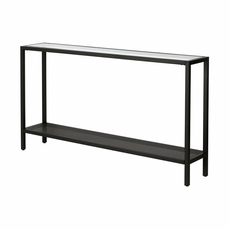 Best deal ๐คฉ Henn&Hart 55" Blackened Bronze Metal/Glass Console Table ๐ - Image 4