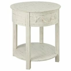 Coupon 👍 Coast To Coast Accents One Drawer Accent Table H24.00, Sanibel White Rub 👏