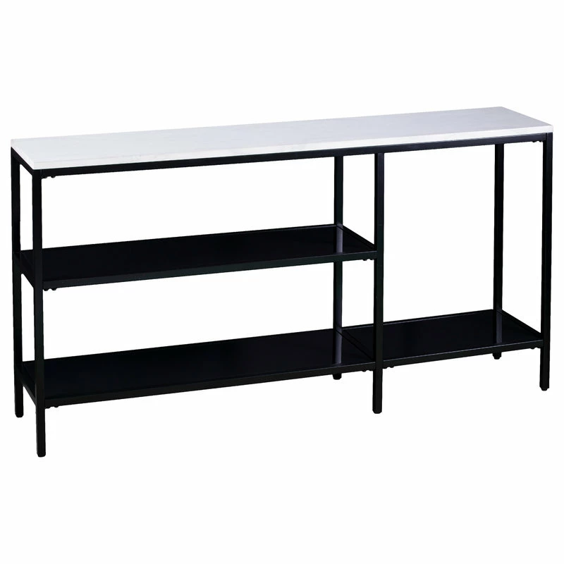 Best Pirce ๐ SEI Furniture Holly And Martin Corman Faux Marble Narrow Console Table ๐งจ