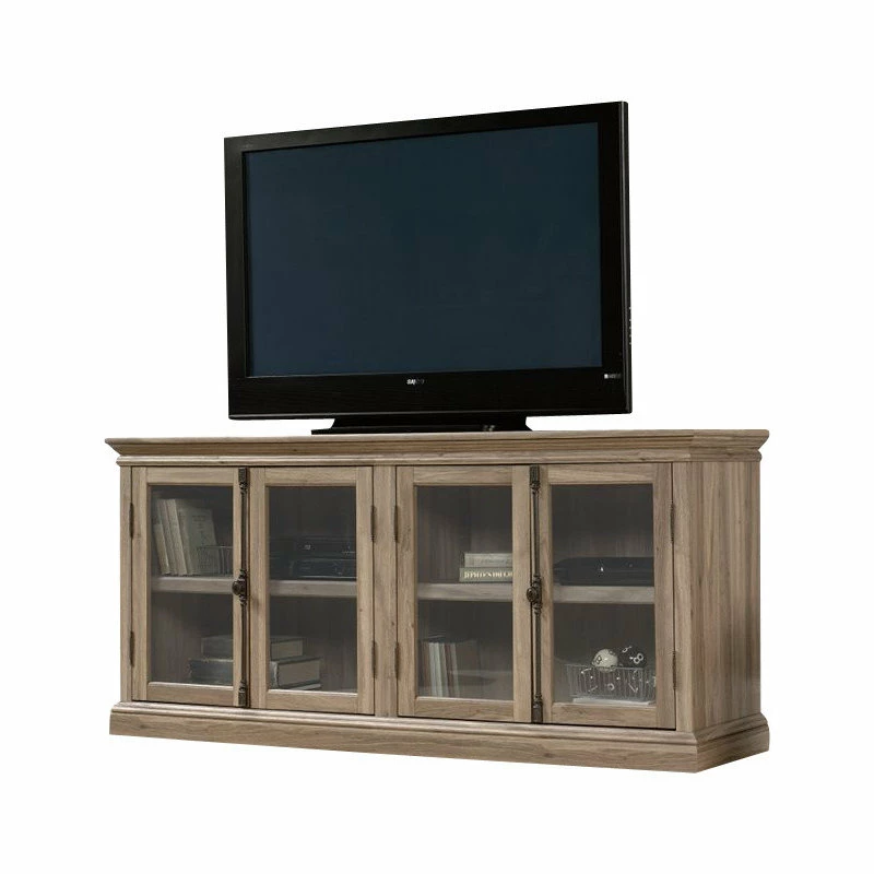 Hot Sale ๐งจ Sauder Barrister Lane Engineered Wood Storage Credenza In Salt Oak ๐