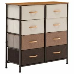Top 10 ❤️ Duhome Elegant Lifestyle 8 Fabric Drawers Steel Frame Double 👗 Dresser, Mixed Color 😀