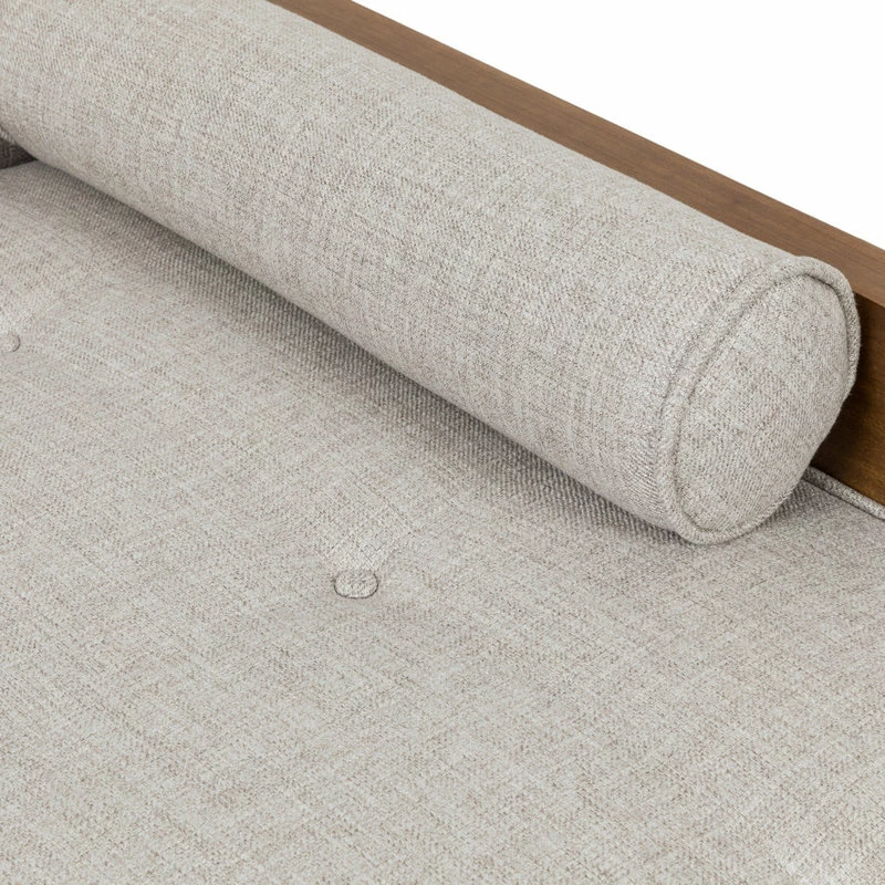 Promo ๐ GDFStudio Haddie Fabric Chaise Sectional, Beige And Dark Walnut ๐ - Image 5