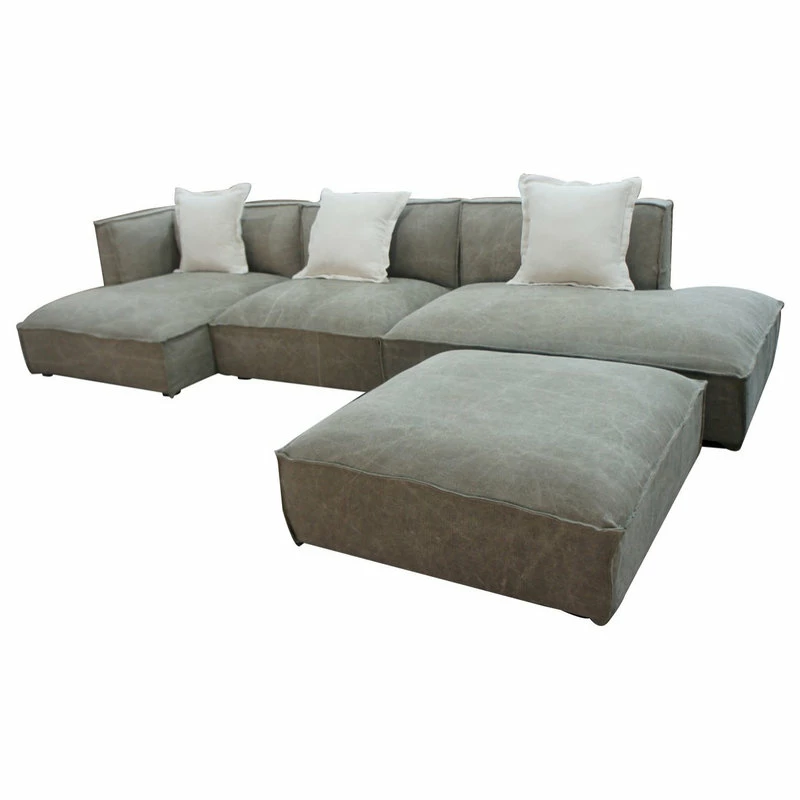 Top 10 ๐ Vig Furniture Inc. Divani Casa Dania Modern Beige Fabric Sectional And Ottoman ๐ - Image 3