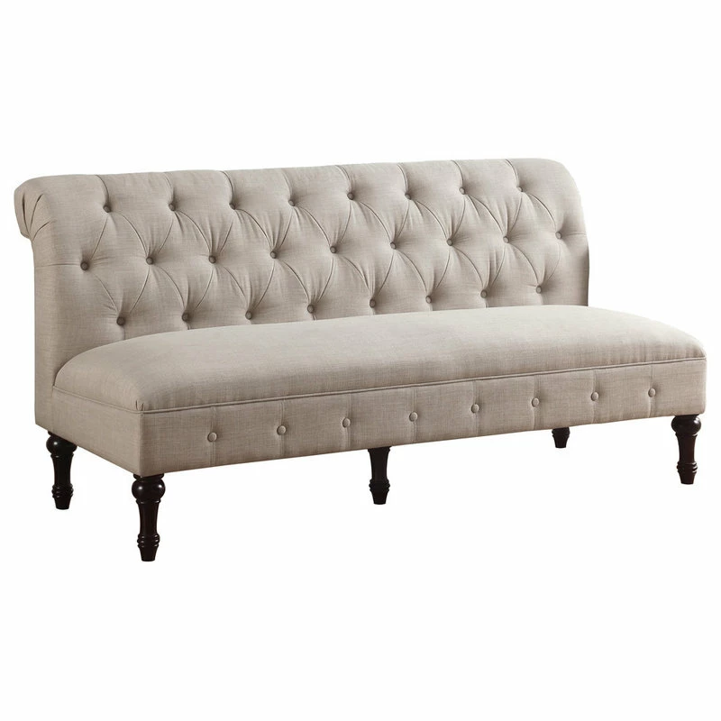 Best Pirce ๐ Rosevera Corporation Lauryn Chesterfield Sofa, Beige โ๏ธ