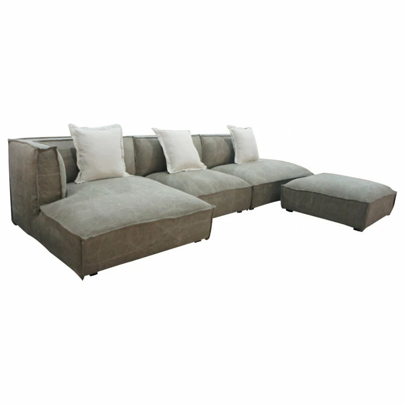 Top 10 ๐ Vig Furniture Inc. Divani Casa Dania Modern Beige Fabric Sectional And Ottoman ๐ - Image 4