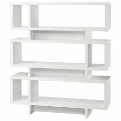 Buy ⌛ Monarch Contemporary Bookcase In White Finish I 2532 ✔️