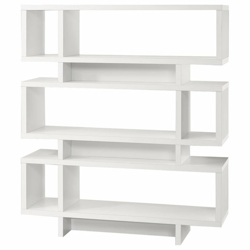 Buy ⌛ Monarch Contemporary Bookcase In White Finish I 2532 ✔️
