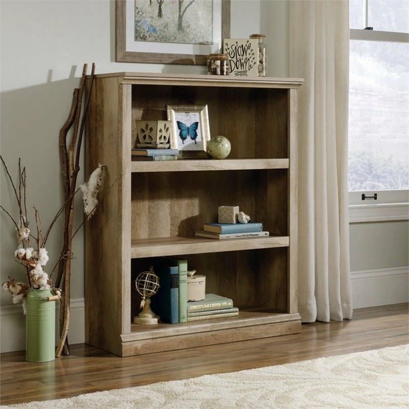 Deals 🌟 Sauder Select 3 Shelf Bookcase In Lintel Oak 🎁 - Image 2