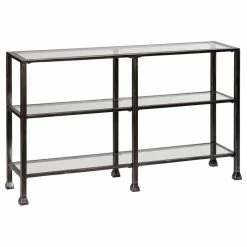 Top 10 😉 SEI Furniture Symon Metal/Glass Bunching Console Table 🧨