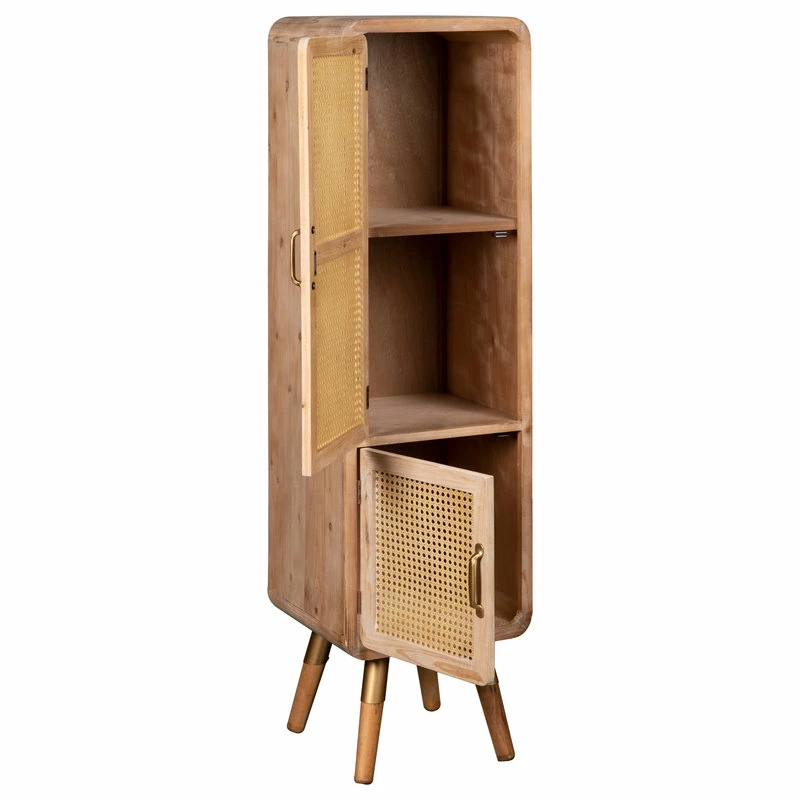 Brand new ๐งจ Statements By J Shia Tall Cane Accent Cabinet โญ - Image 2