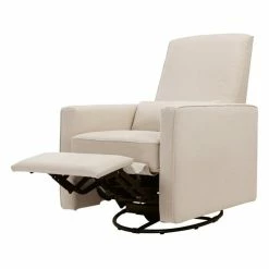 Best deal 👍 DaVinci Piper Recliner And Swivel Glider In Cream With Piping 🔥