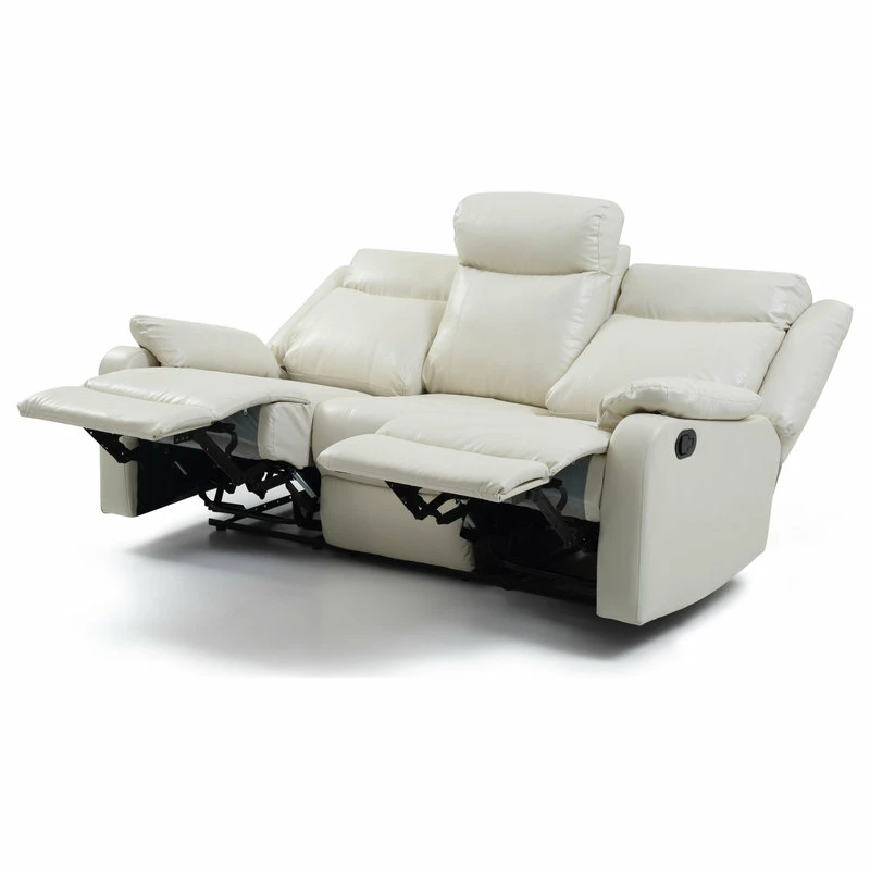 Flash Sale ๐ Glory Furniture Wendover Faux Leather Double Reclining Sofa, Pearl โ๏ธ - Image 5