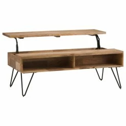 Buy 👏 Simpli Home Ltd. Simpli Home Hunter Mango Wood 48" Rectangle Lift Top Coffee Table In Natural 🎉