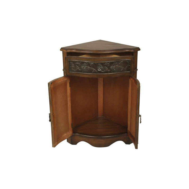 Best Pirce โจ Welcome Home Accents Walnut Corner Cabinet ๐ - Image 2