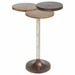 Outlet 💯 Zuo Modern Contemporary Zuo Dundee Accent Table In Antique Brass ✨