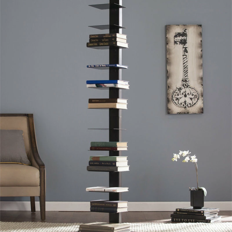 Outlet ๐ SEI Furniture Spine Book Tower - Black ๐ - Image 2