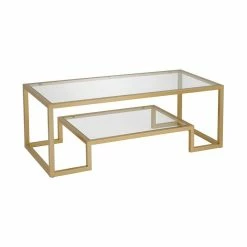 Best reviews of ๐ Pemberly Row Hollywood Regency Metal Brass Coffee Table ๐