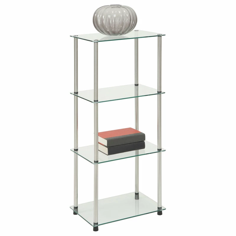 Flash Sale ๐ฏ Convenience Concepts Designs2Go Classic Glass 4 Tier Tower R2-150 ๐งจ