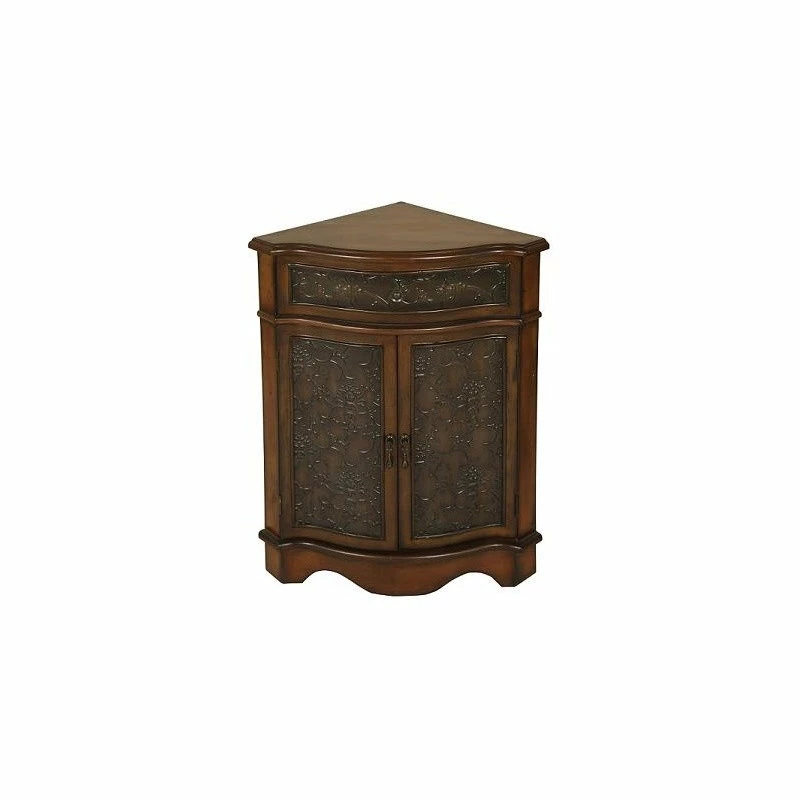 Best Pirce โจ Welcome Home Accents Walnut Corner Cabinet ๐