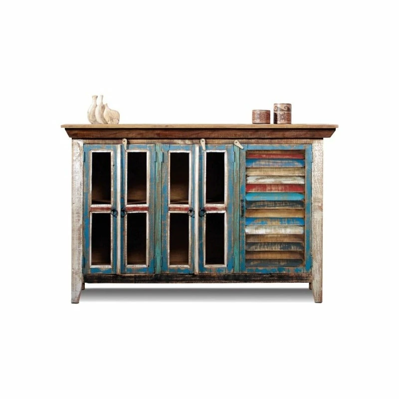 Wholesale ๐คฉ Crafters And Weavers La Boca Solid Wood Curio Cabinet, TV Credenza ๐ - Image 2