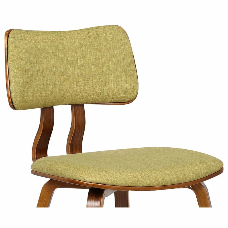 Budget โ Armen Living Jaguar Mid-Century Dining Chair, Walnut, Green ๐ - Image 5