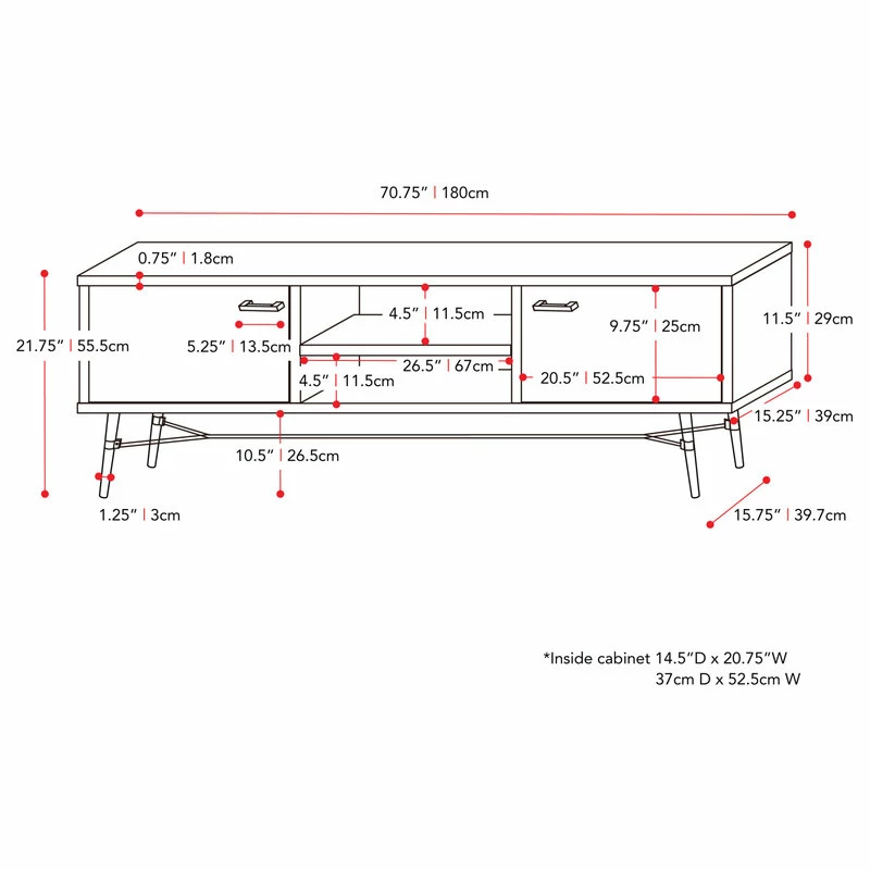 Best deal ๐ฅ CorLiving Distribution LLC CorLiving Aurora TV Bench, TVs Up To 85", Distressed Light Grey, White Duotone ๐ - Image 7