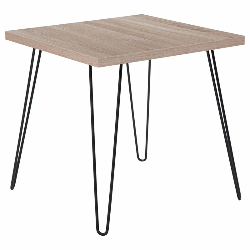 Promo 👏 Flash Furniture Contemporary Side Table With Sonoma Oak Finish NAN-JN-2628ET-GG 🌟