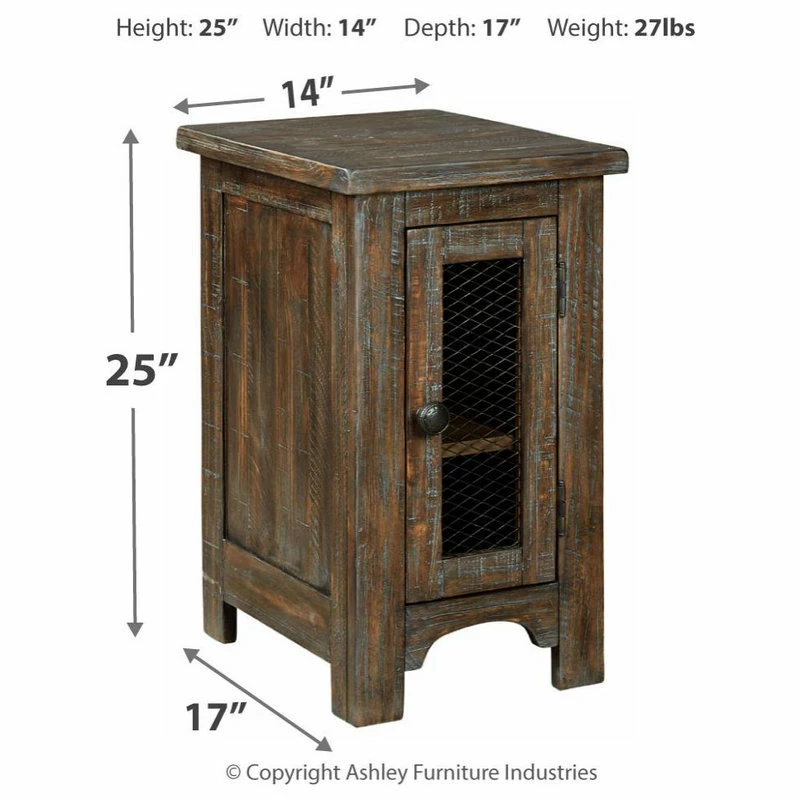 Cheap 👍 Signature Design Of Ashley Danell Ridge Chairside End Table ✔️ - Image 4