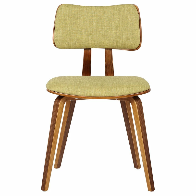 Budget โ Armen Living Jaguar Mid-Century Dining Chair, Walnut, Green ๐ - Image 2