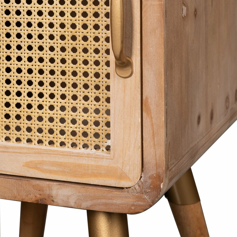 Brand new ๐งจ Statements By J Shia Tall Cane Accent Cabinet โญ - Image 3