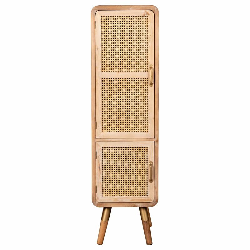 Brand new ๐งจ Statements By J Shia Tall Cane Accent Cabinet โญ - Image 4