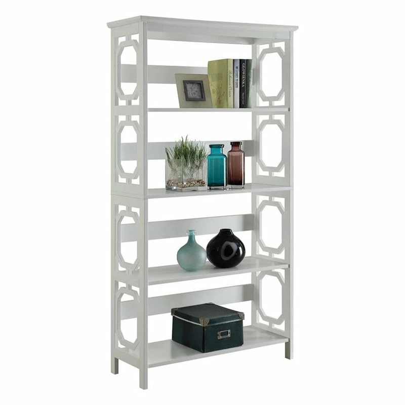 Best reviews of π Convenience Concepts Omega Four-Shelf Bookcase In White Wood Finish 𧨠- Image 3