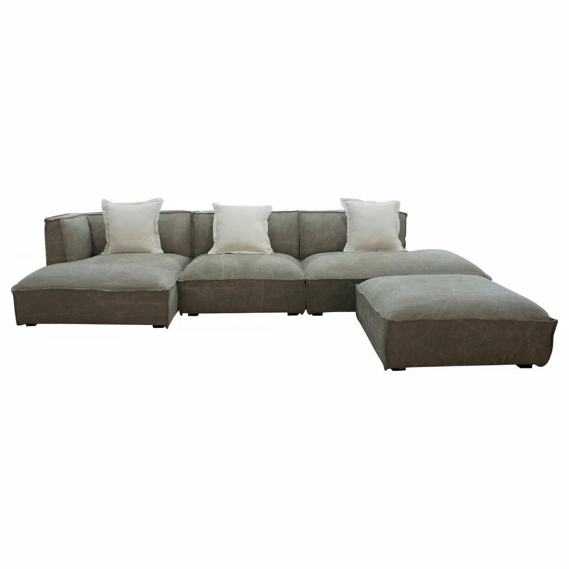 Top 10 ๐ Vig Furniture Inc. Divani Casa Dania Modern Beige Fabric Sectional And Ottoman ๐