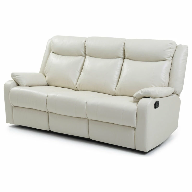 Flash Sale ๐ Glory Furniture Wendover Faux Leather Double Reclining Sofa, Pearl โ๏ธ - Image 3