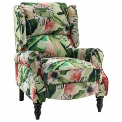 Wholesale ⌛ Karat Home Modern Wingback Recliner, Tropical 🤩