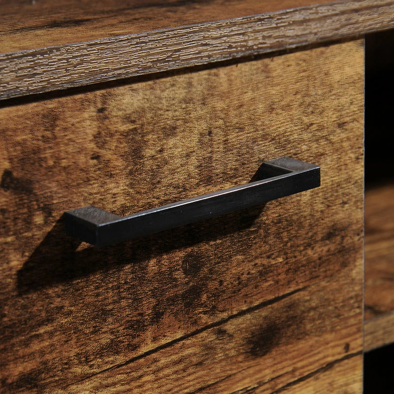 Cheapest 🥰 GDFStudio GDF Studio Amal Mid Century Modern Finished Fiberboard Entertainment Center, Pin ⭐ - Image 7