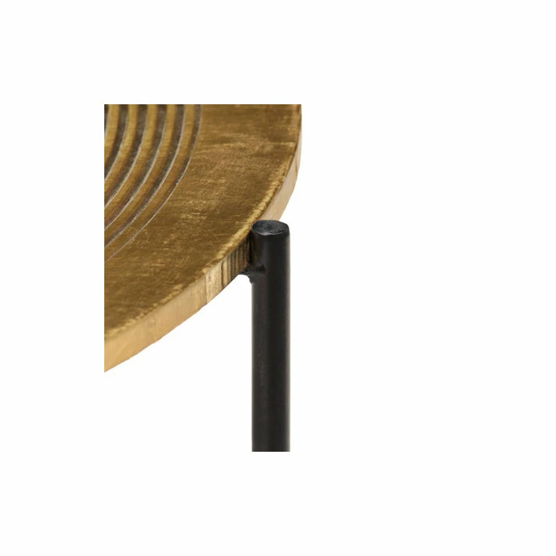 Budget 😍 Vida XL LLC VidaXL 2 Piece Table Set Brass-covered MDF Coffee Table Living Room Furniture 👍 - Image 5