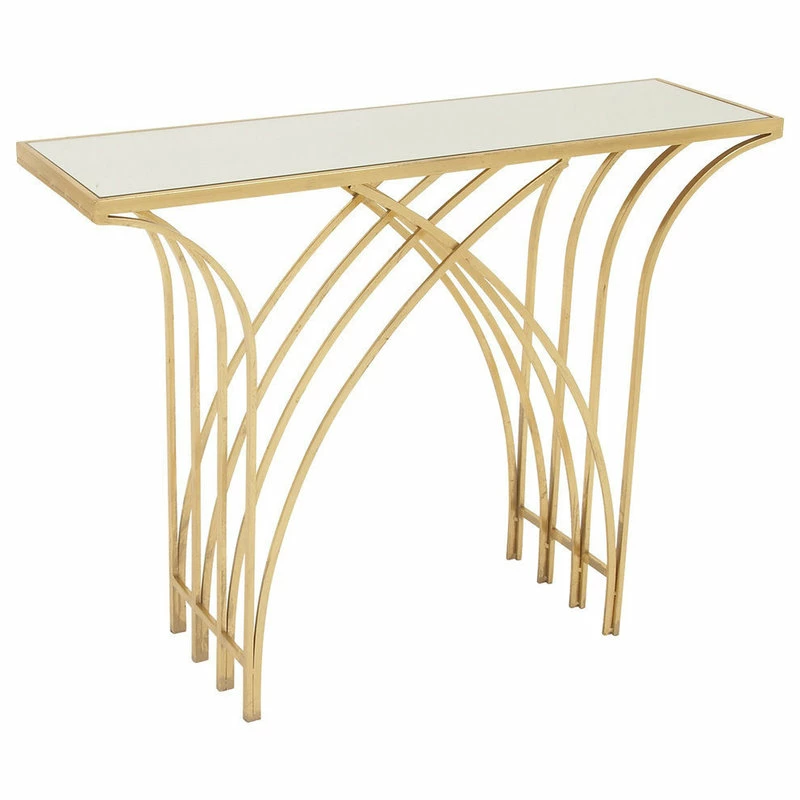 Top 10 🔔 Brimfield & May Modern Gold Metal Console Table 65550 🎉 - Image 2